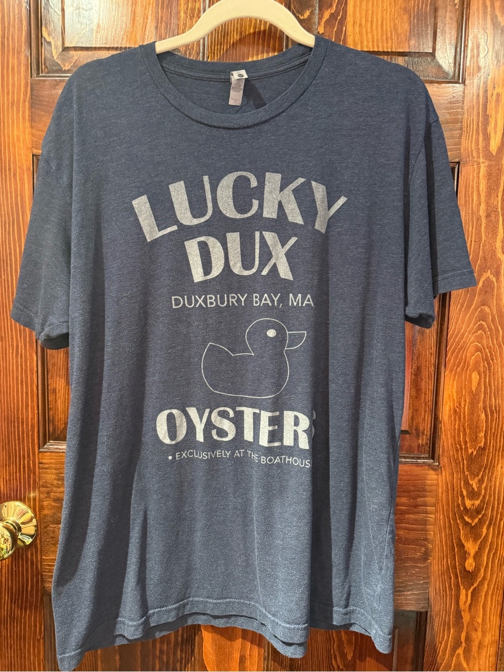 Lucky Dux  Navy Graphic 'Lucky Dux Oyster' Tee